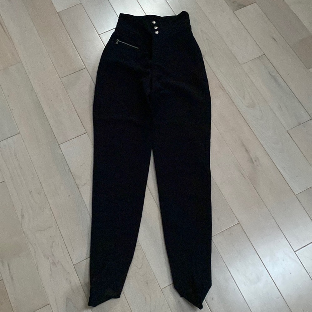 Bogner Black High-Waisted Pants